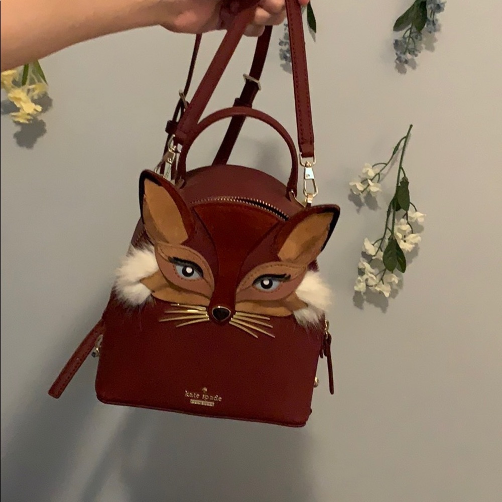 NEW KATE SPADE So Foxy Fox Binx Backpack